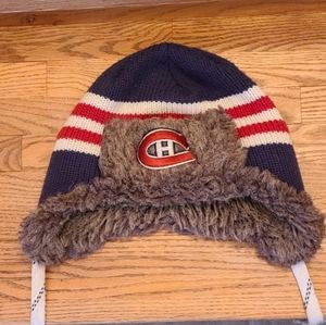 Reebok Montreal Canadiens Vintage  Fur-lined hat